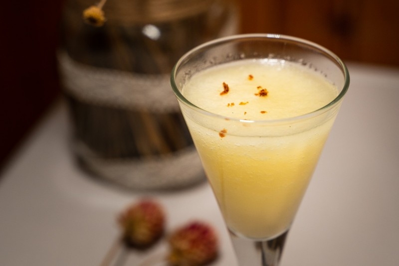 Copa d'escuma de poma Copa d'escuma de poma