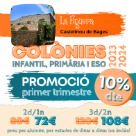 Promoción colonias escolares la Figuera 1r trimestre